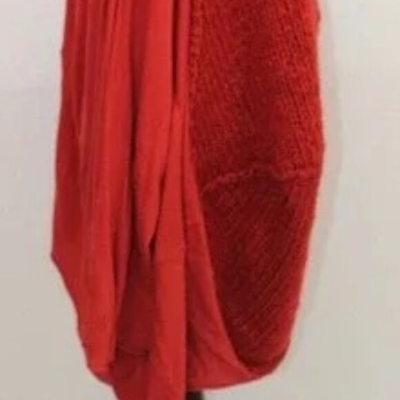 Rundholz Red Sweater Mixed Media Oversized - Picture 3 of 8